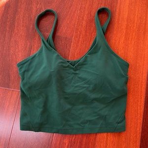lululemon athletica Green Crop Top